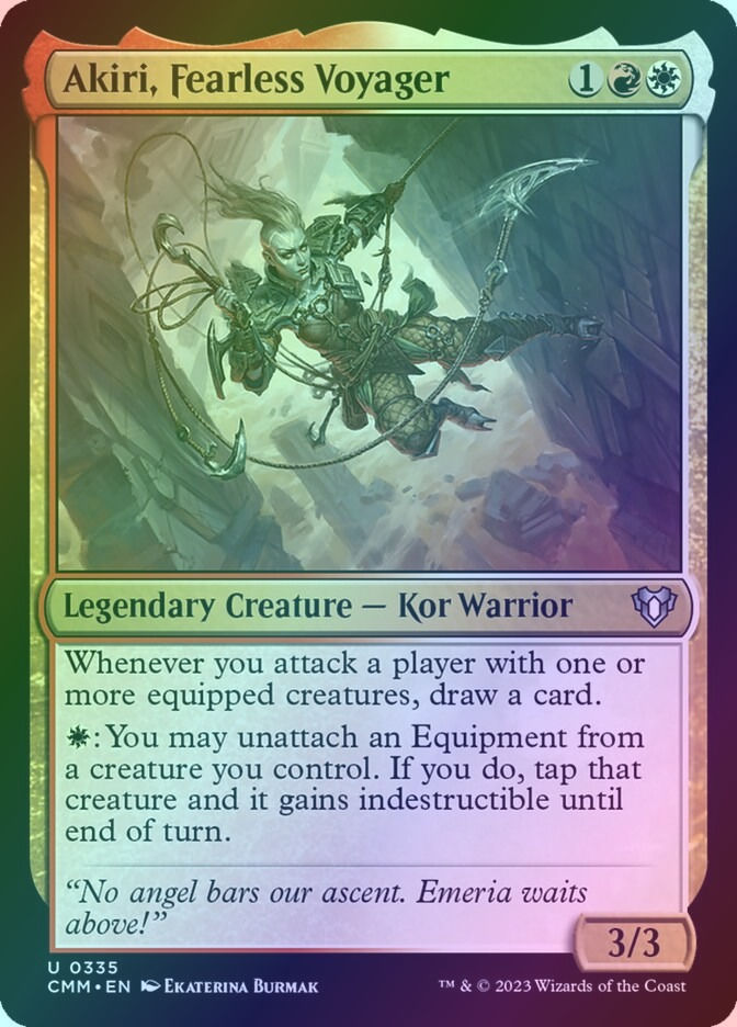Akiri, Fearless Voyager (CMM) (335) / Foil