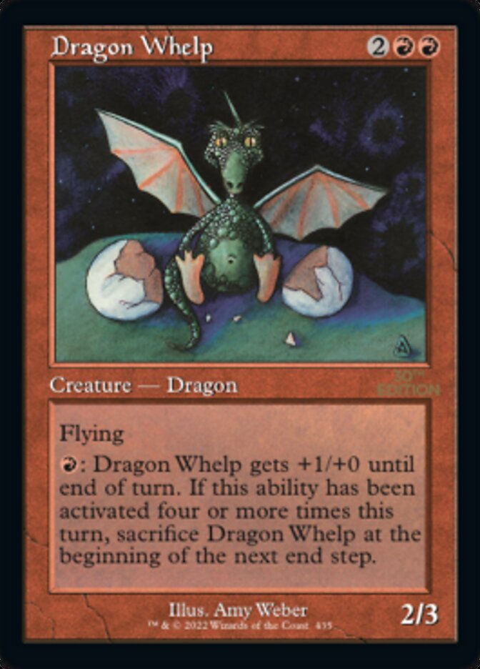 Dragon Whelp (30a) / Retro Frame