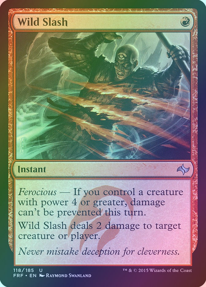 Wild Slash (FRF) (118) / Foil