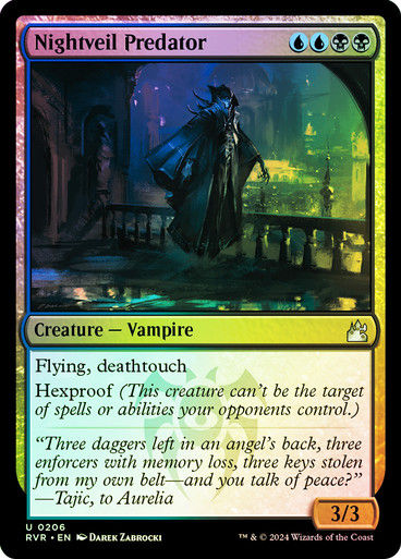 Nightveil Predator (rvr) (206) / Foil