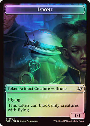 Drone Token // Robot Token (TEOE) / Foil