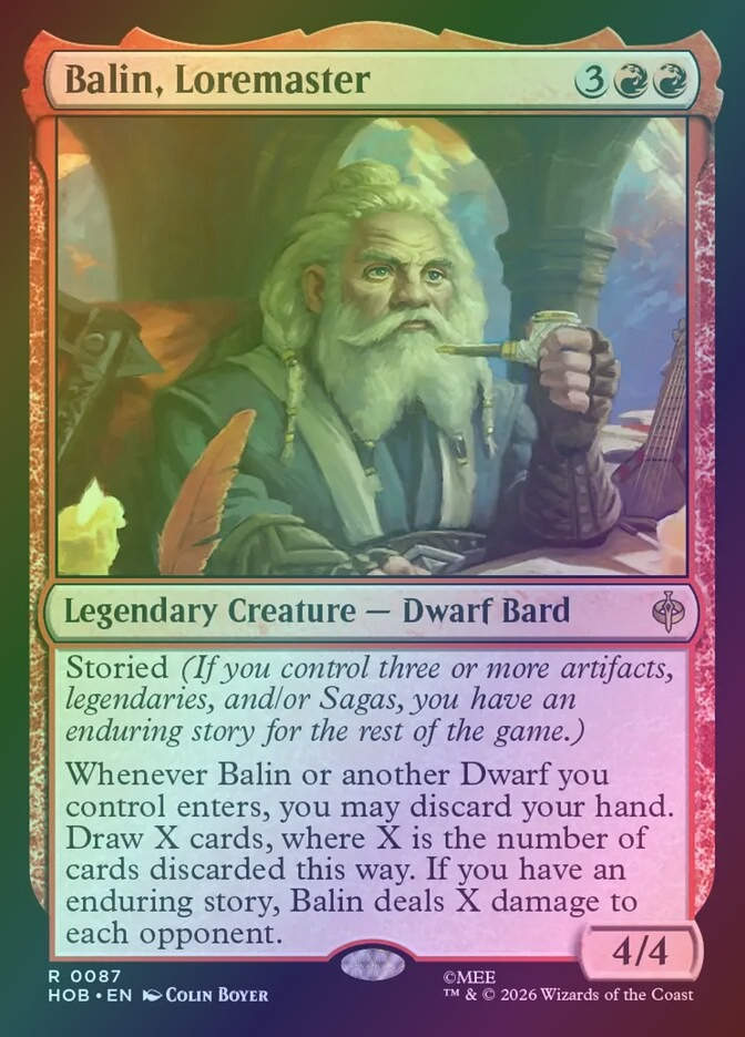 Balin, Loremaster (HOB) (87) / Foil