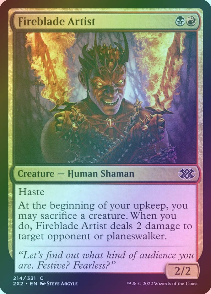 Fireblade Artist (2X2) (214) / Foil