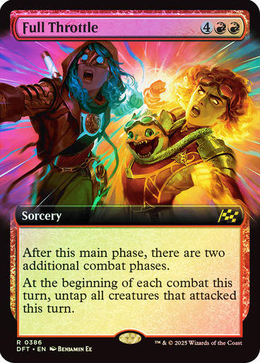 Full Throttle (DFT) (386) / Foil / Extended Art