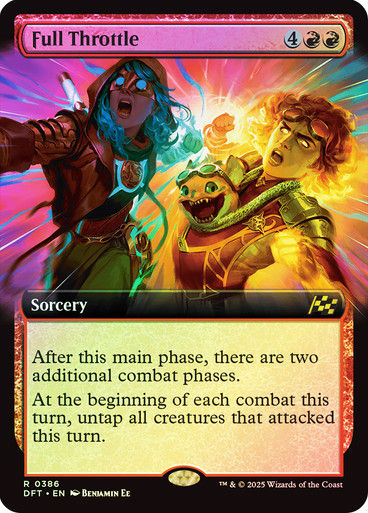 Full Throttle (DFT) (386) / Foil / Extended Art