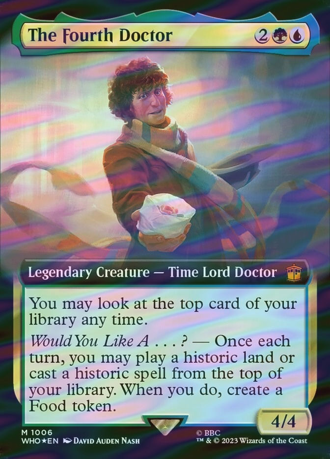 The Fourth Doctor (WHO) (1006) / Extended Art / Surge Foil