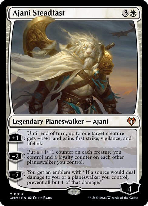 Ajani Steadfast (cmm) (Commander Deck)