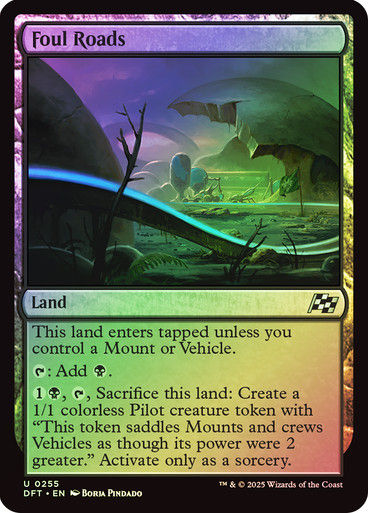 Foul Roads (DFT) (255) / Foil