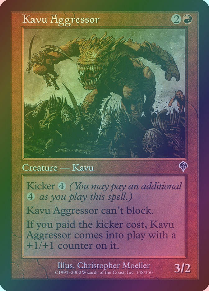 Kavu Aggressor (INV) (148) / Foil