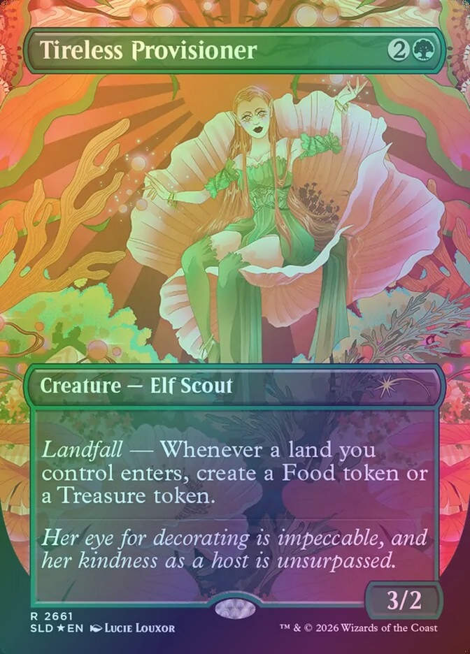 Tireless Provisioner (SLD) (2661) / Borderless / Foil