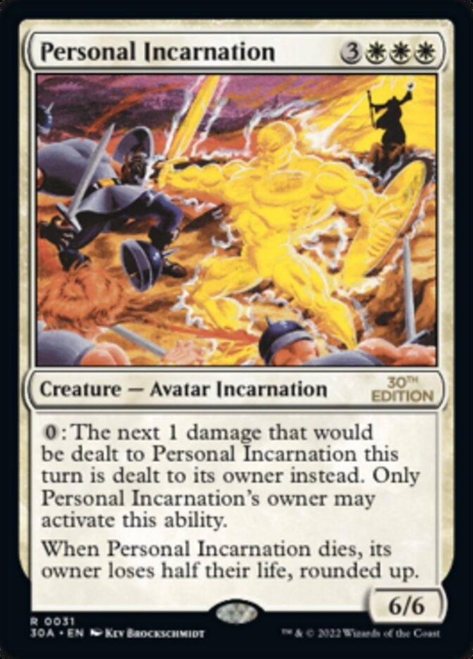 Personal Incarnation (30a)