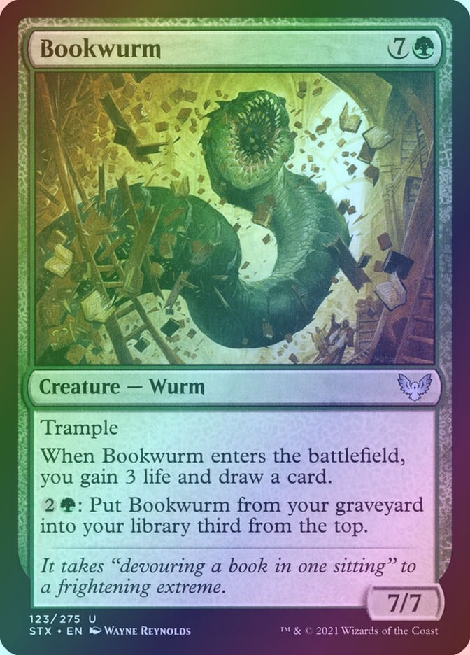 Bookwurm (STX) (123) / Foil