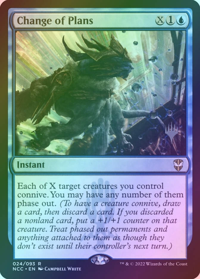 Change of Plans (PNCC) (24p) / Foil