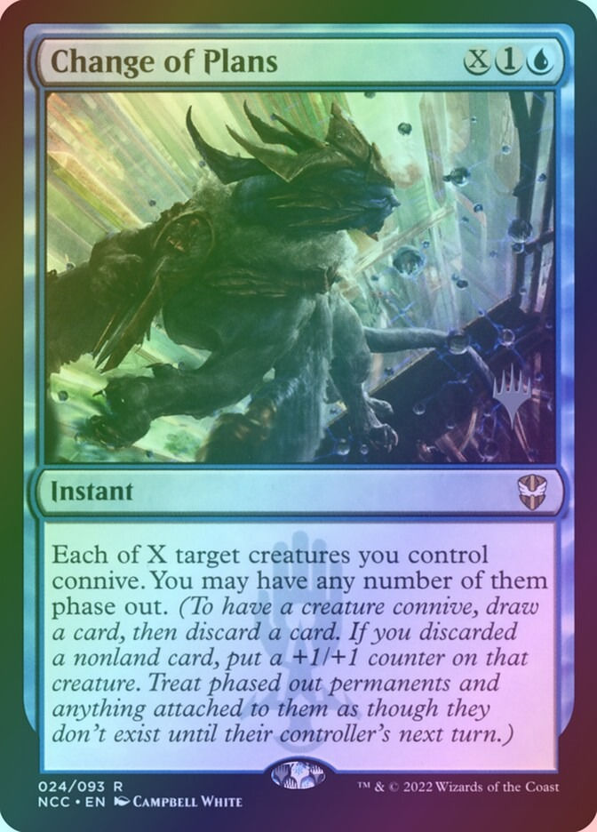 Change of Plans (PNCC) (24p) / Foil
