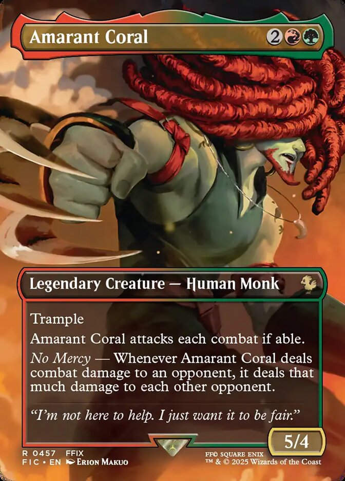 Amarant Coral (FIC) (457) / Borderless