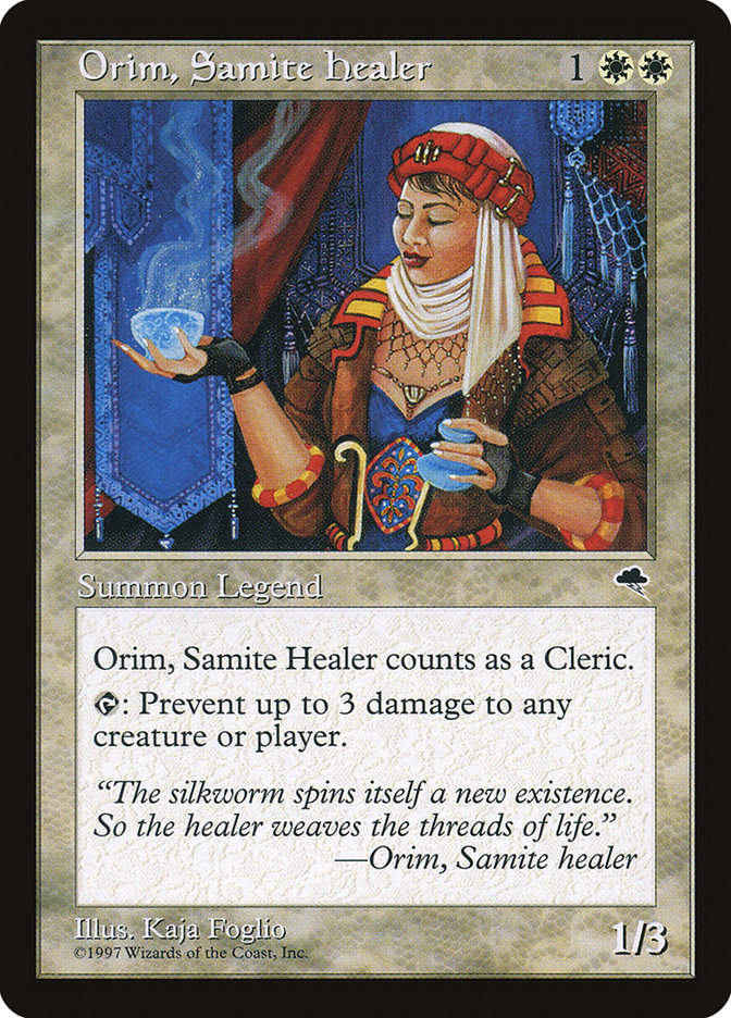 Orim, Samite Healer (TMP) (33)