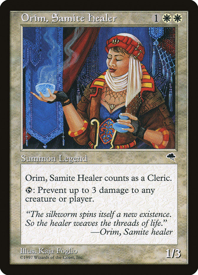 Orim, Samite Healer (TMP) (33)