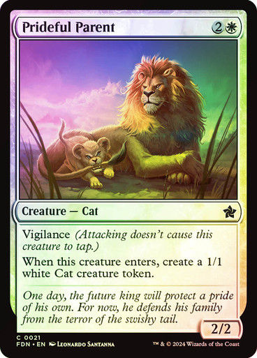 Prideful Parent (FDN) (21) / Foil