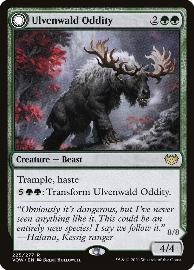 Ulvenwald Oddity // Ulvenwald Behemoth (VOW) (225) — cara 1 de 2