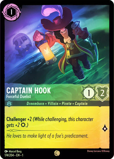 Captain Hook - Forceful Duelist (LOR_TFC) / Foil