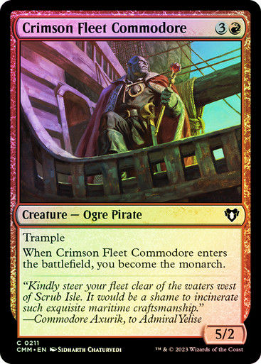 Crimson Fleet Commodore (cmm) / Foil