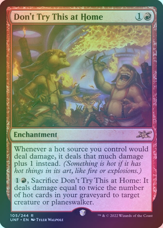 Don't Try This at Home (UNF) (105) / Foil