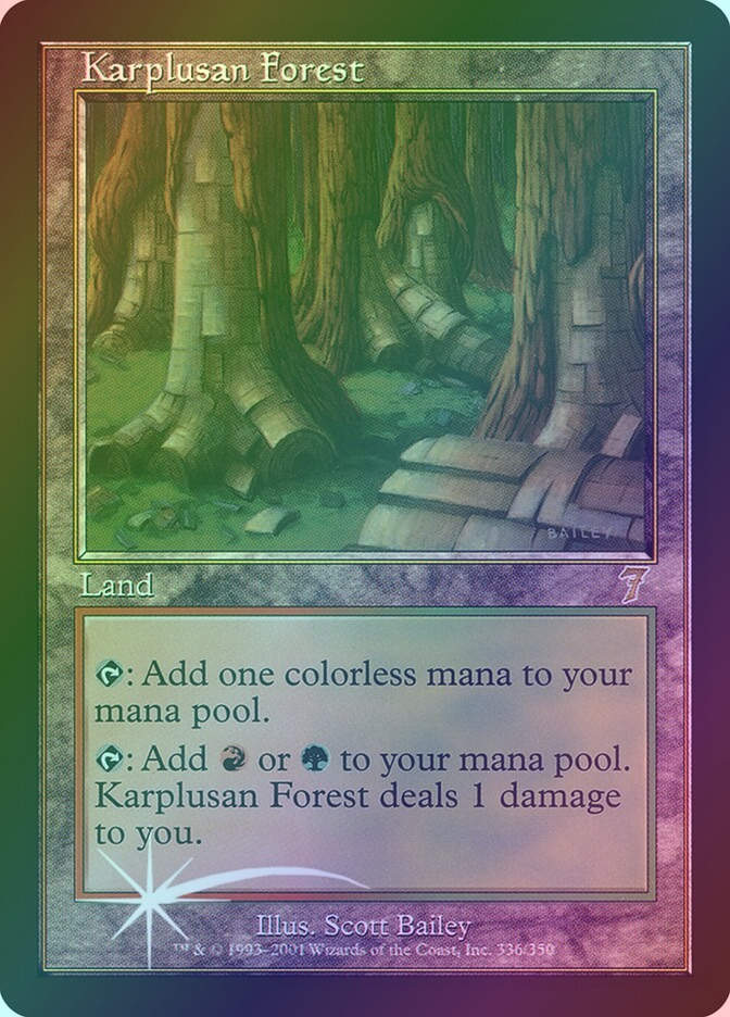Karplusan Forest (7ED) (336★) / Foil
