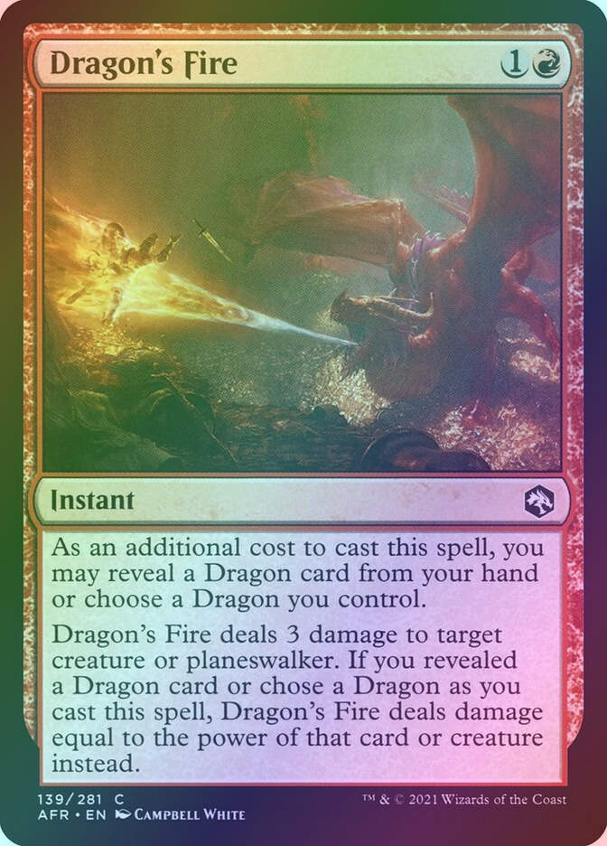 Dragon's Fire (AFR) (139) / Foil