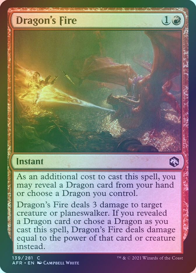 Dragon's Fire (AFR) (139) / Foil