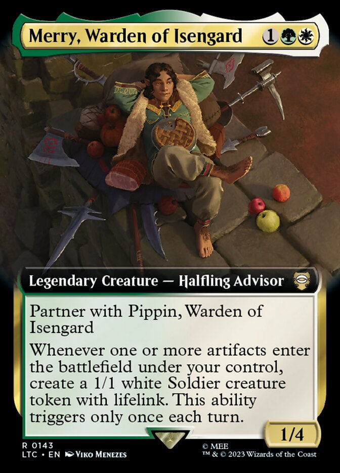 Merry, Warden of Isengard (LTC) (143) / Extended Art