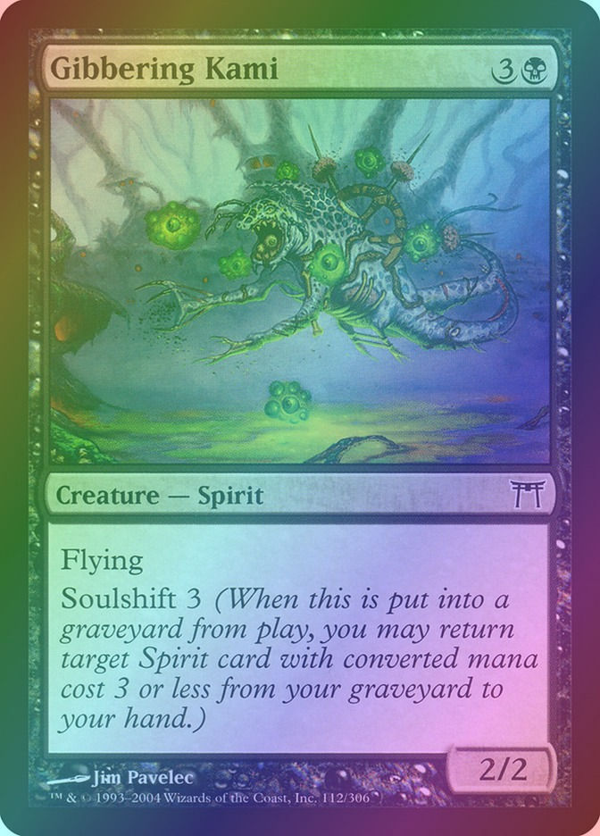 Gibbering Kami (CHK) (112) / Foil