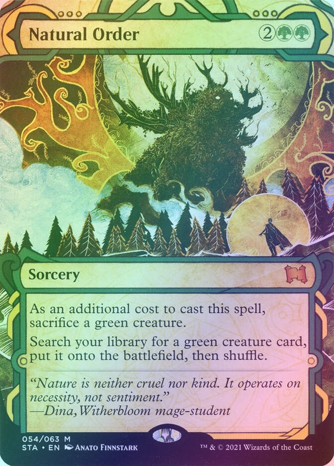 Natural Order (STA) (54) / Borderless / Showcase / Foil