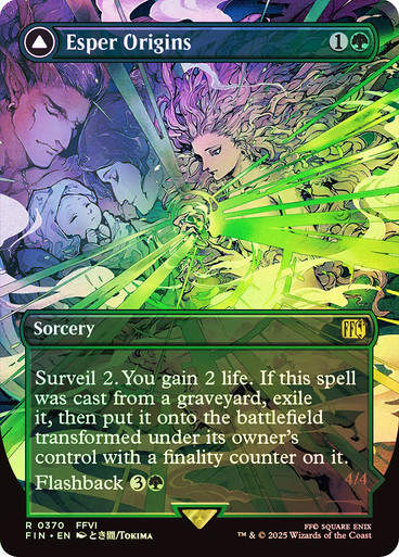 Esper Origins // Summon: Esper Maduin (FIN) (370) / Borderless / Foil