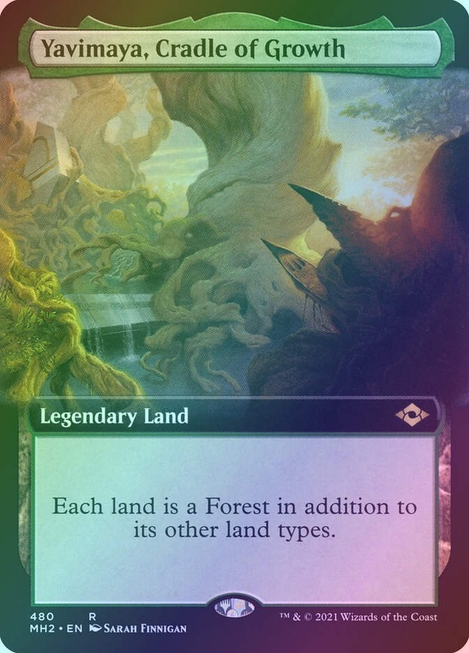 Yavimaya, Cradle of Growth (MH2) (480) / Extended Art / Foil