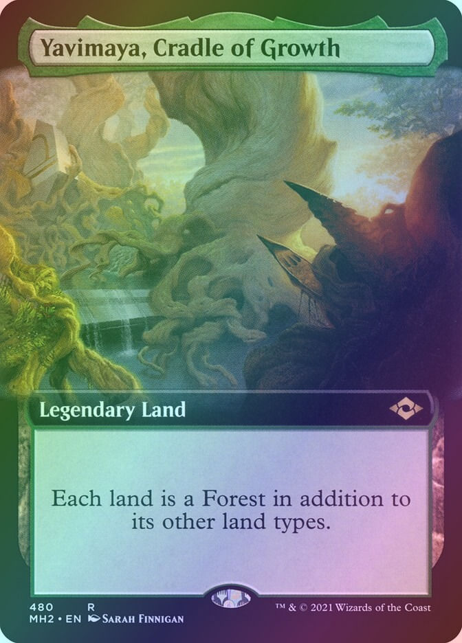 Yavimaya, Cradle of Growth (MH2) (480) / Extended Art / Foil