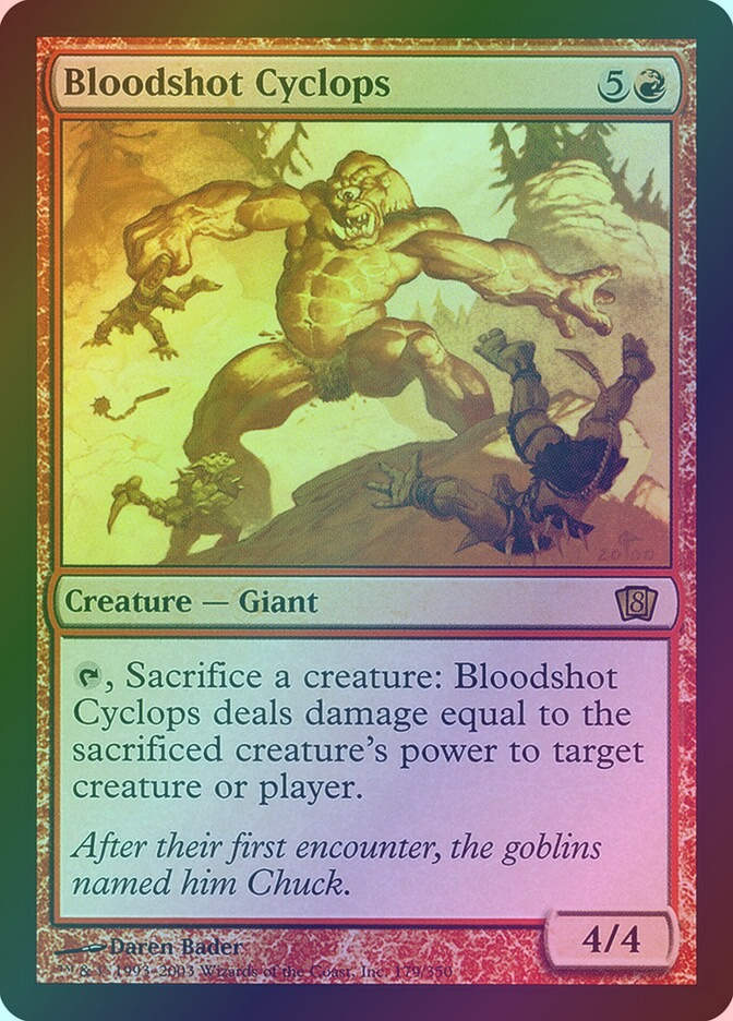 Bloodshot Cyclops (8ED) (179★) / Foil