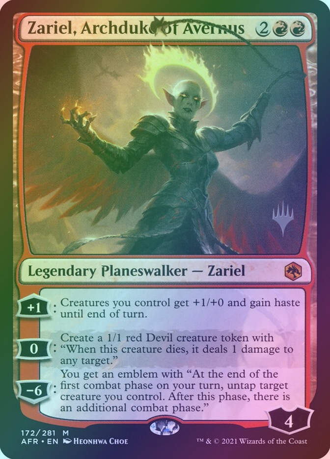 Zariel, Archduke of Avernus (PAFR) (172p) / Foil
