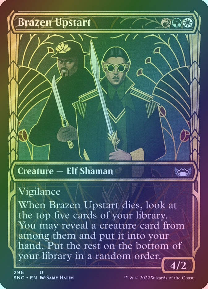 Brazen Upstart (SNC) (296) / Showcase / Foil