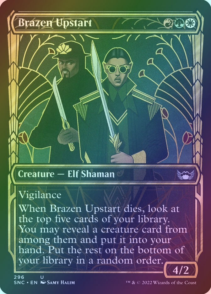Brazen Upstart (SNC) (296) / Showcase / Foil