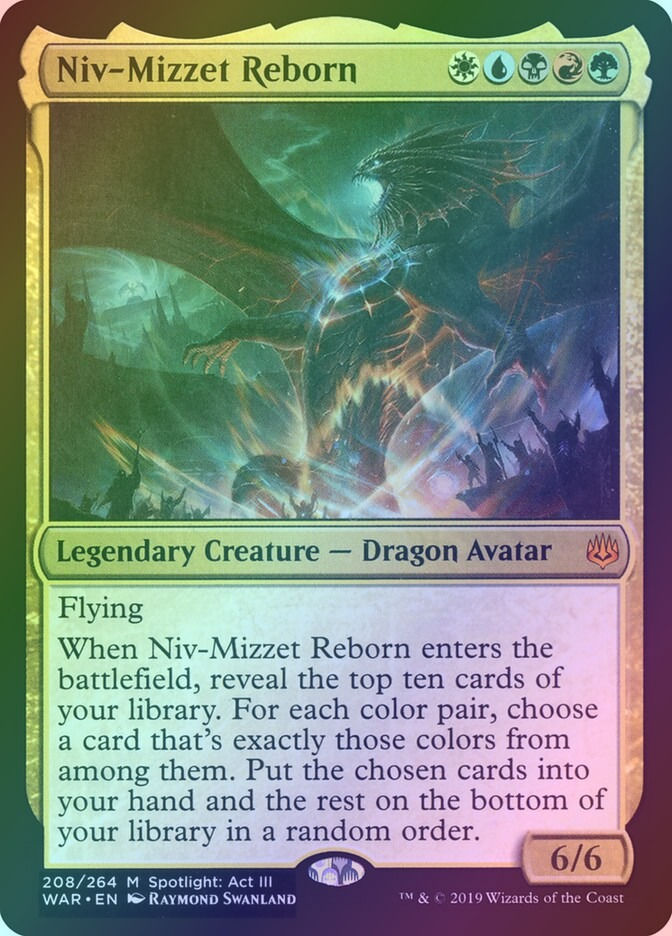 Niv-Mizzet Reborn (WAR) (208) / Foil