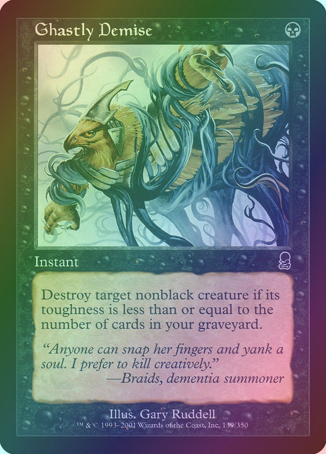Ghastly Demise (ODY) (139) / Foil