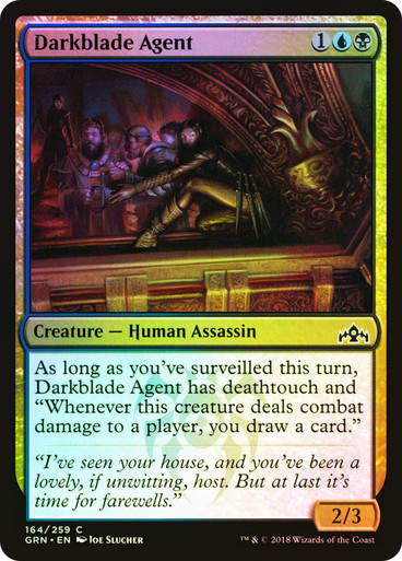 Darkblade Agent (GRN) (164) / Foil