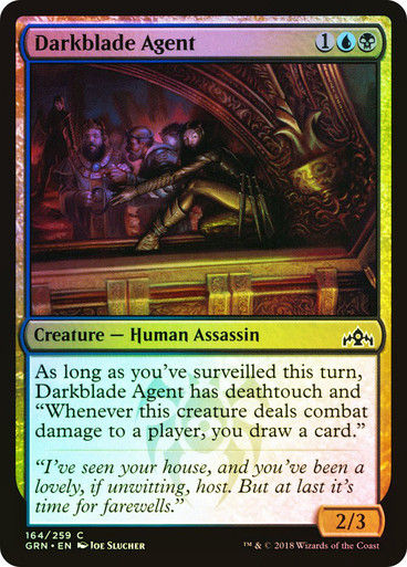 Darkblade Agent (GRN) (164) / Foil