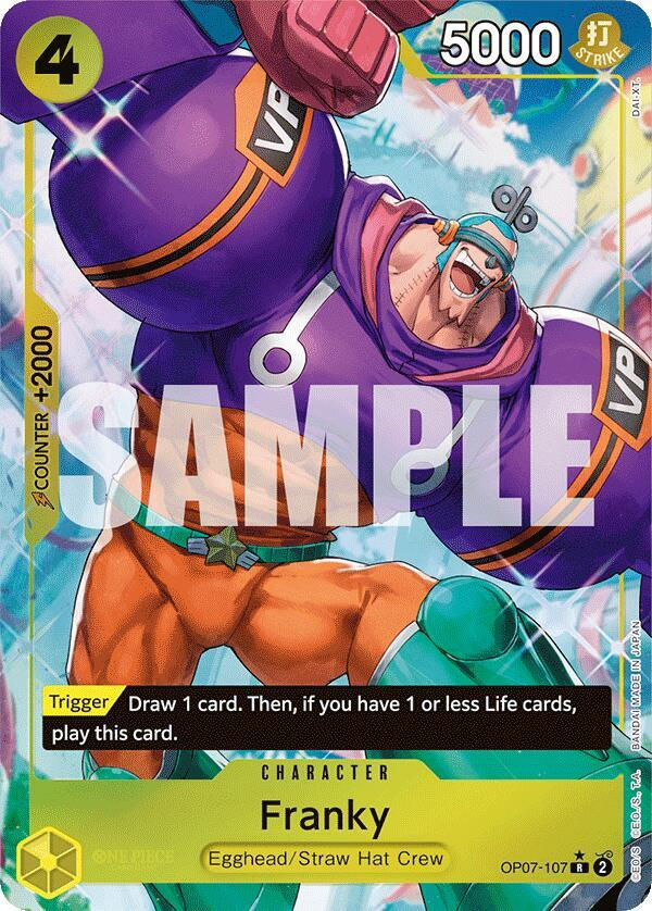 Franky (Parallel) (OP07-107) / Foil