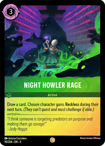 Night Howler Rage (LOR_SHS) / Foil