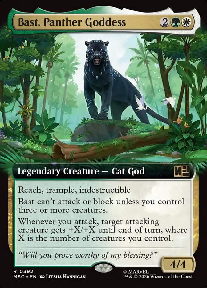 Bast, Panther Goddess (MSC) (392) / Extended Art