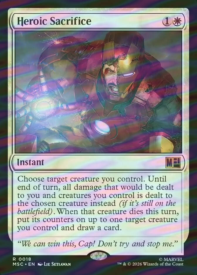Heroic Sacrifice (MSC) (18) / Surge Foil