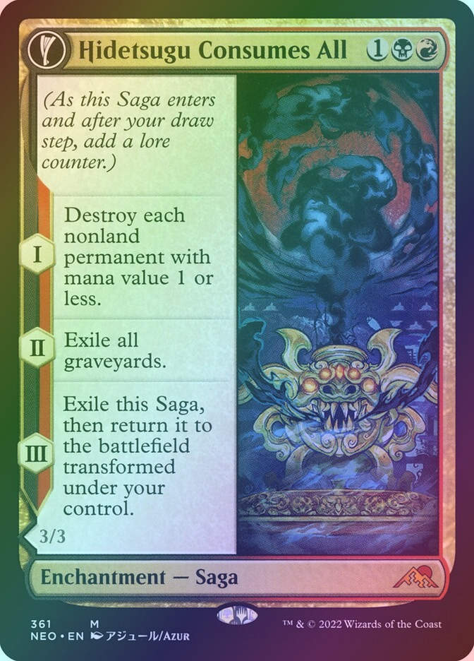 Hidetsugu Consumes All (NEO) (361) / Showcase / Foil