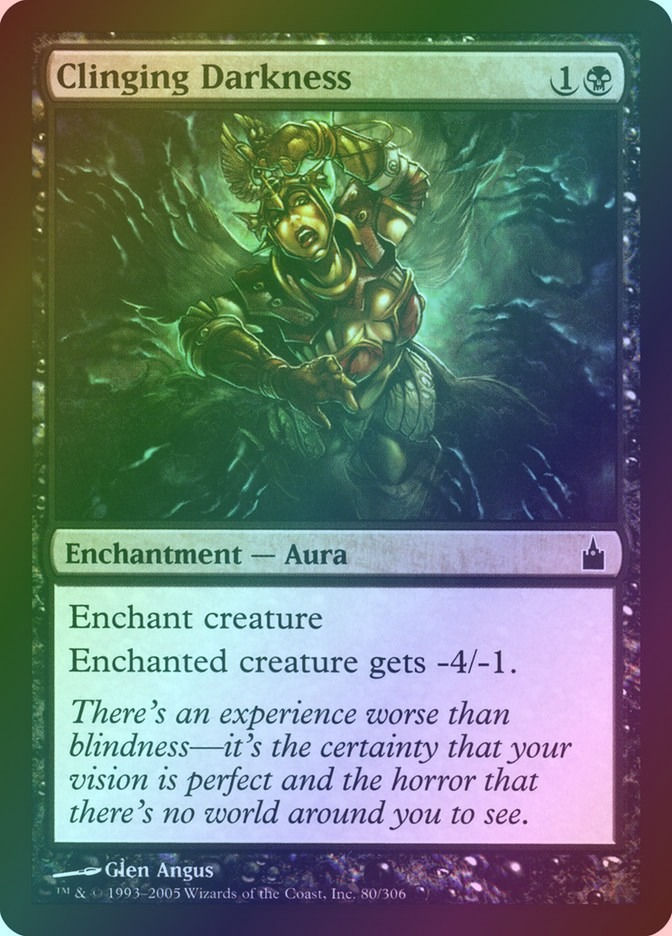 Clinging Darkness (RAV) (80) / Foil