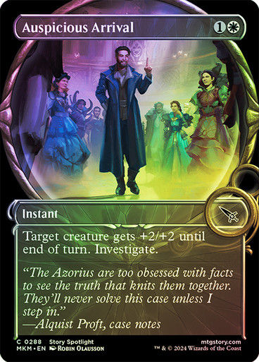 Auspicious Arrival (mkm) (288) / Showcase Foil